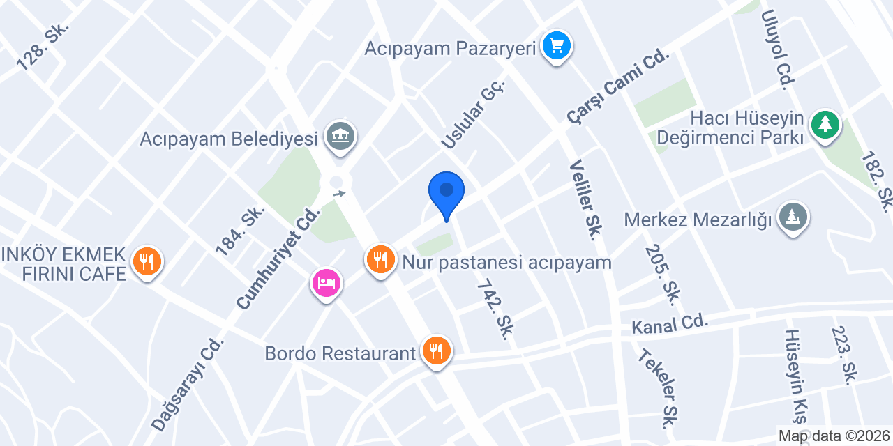 Özel Kasap konumu