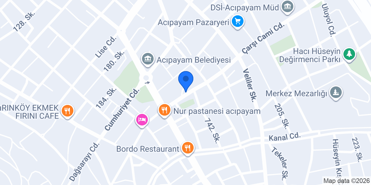 acıpayam Fethi İlhan apart konumu