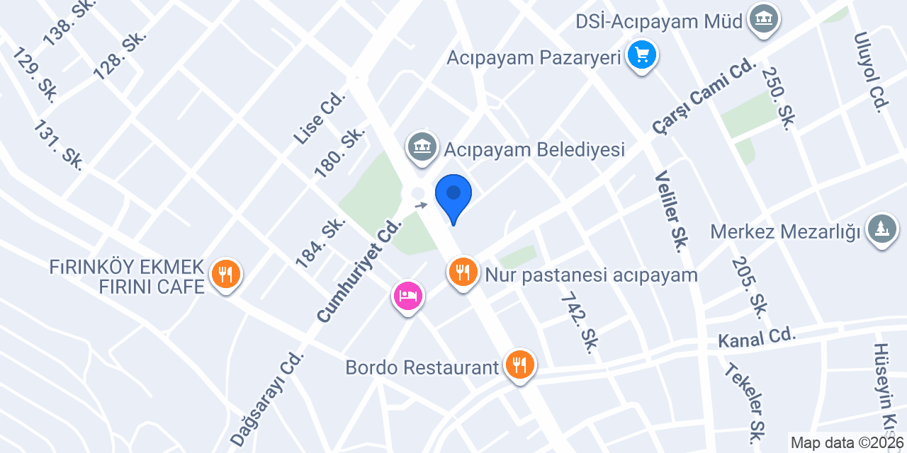 Köşem Döner konumu