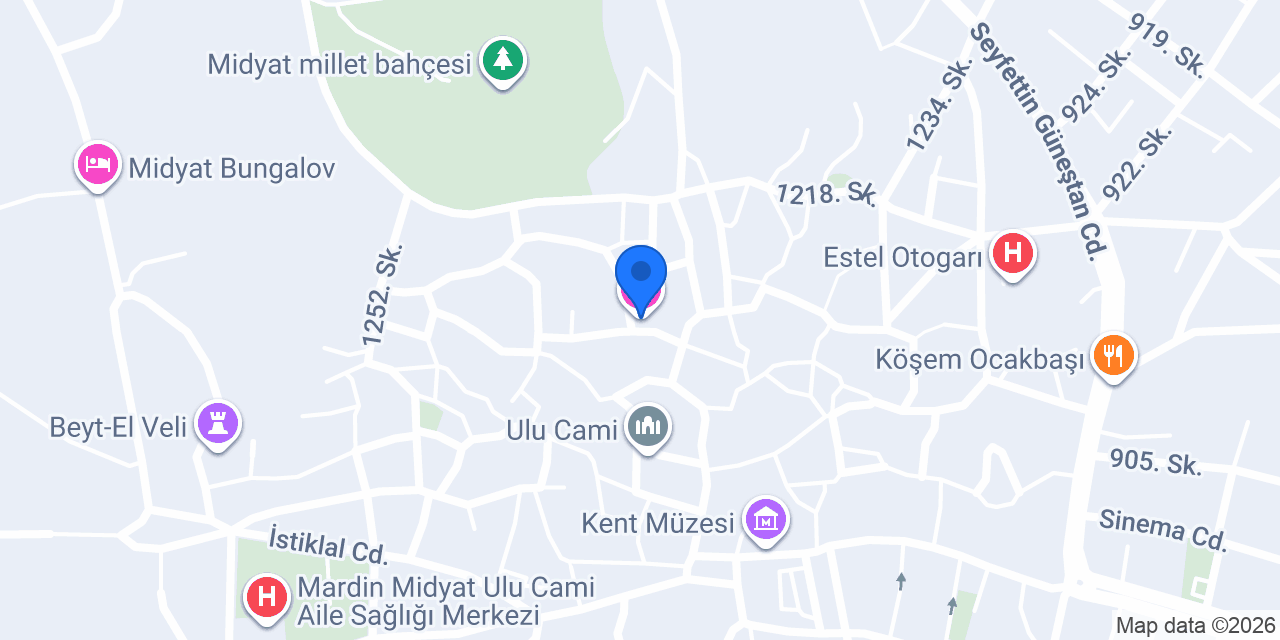 SEYR-İ ASUR KONAĞI OTEL & CAFE konumu