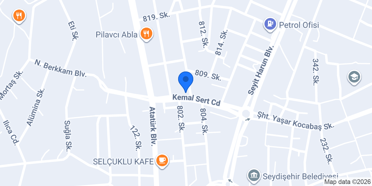 Ayten İnşaat Ltd.Şti. konumu