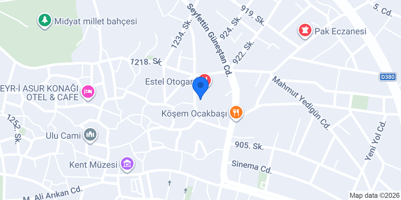 GÜNEYDOĞU TURİZM konumu