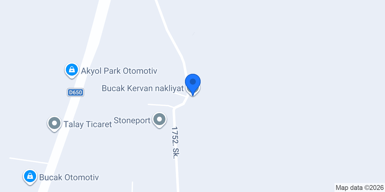 Bucak Kervan nakliyat konumu