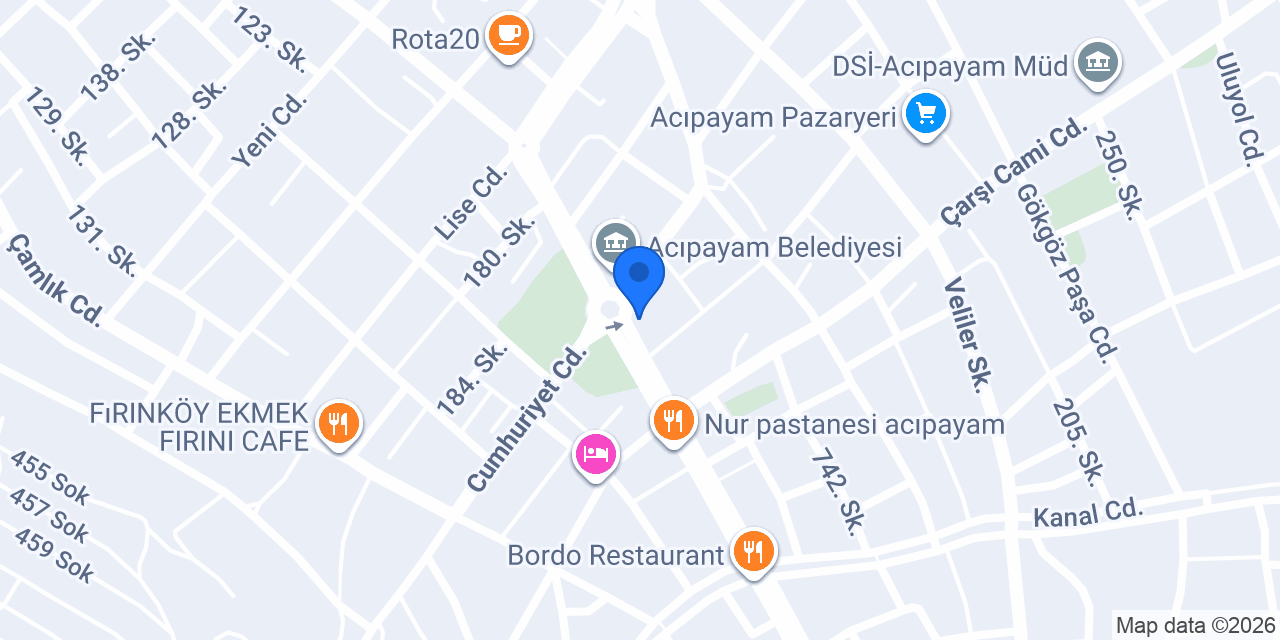 Erkyapı konumu
