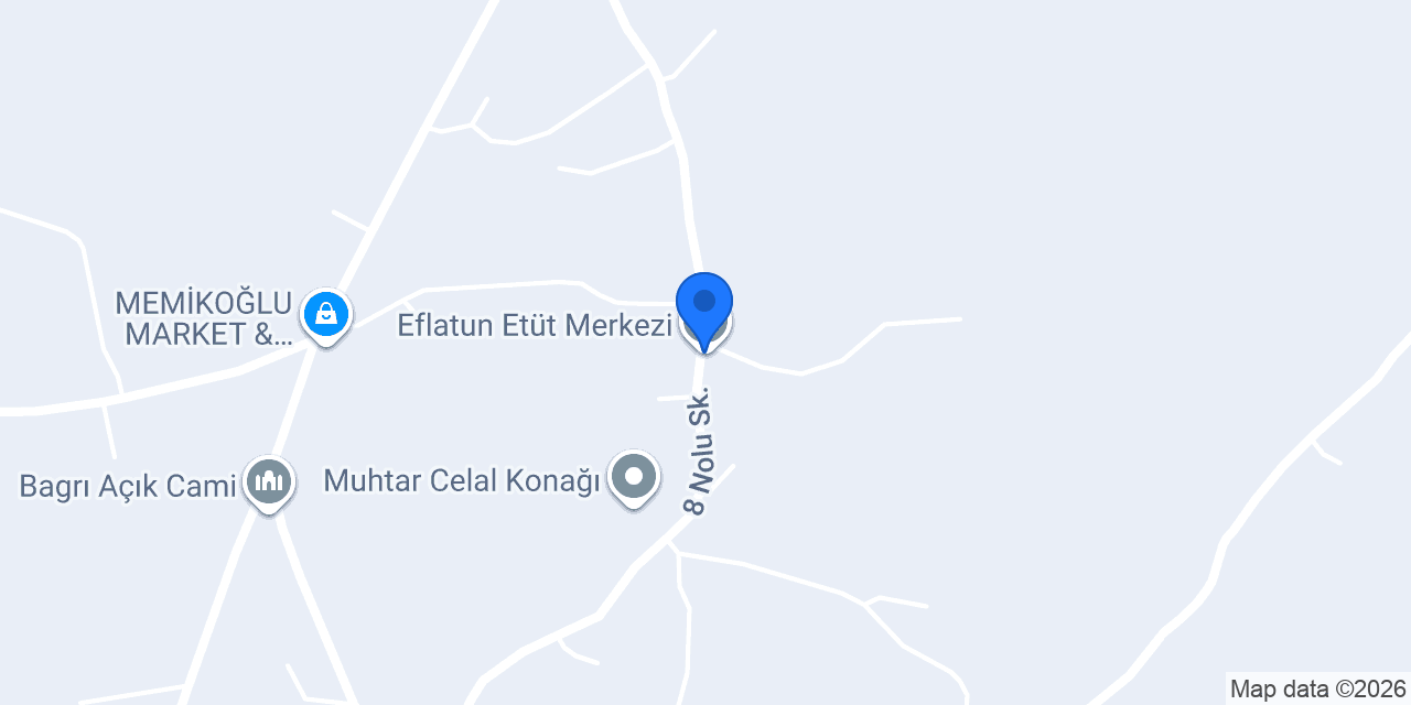 Eflatun Etüt Merkezi konumu