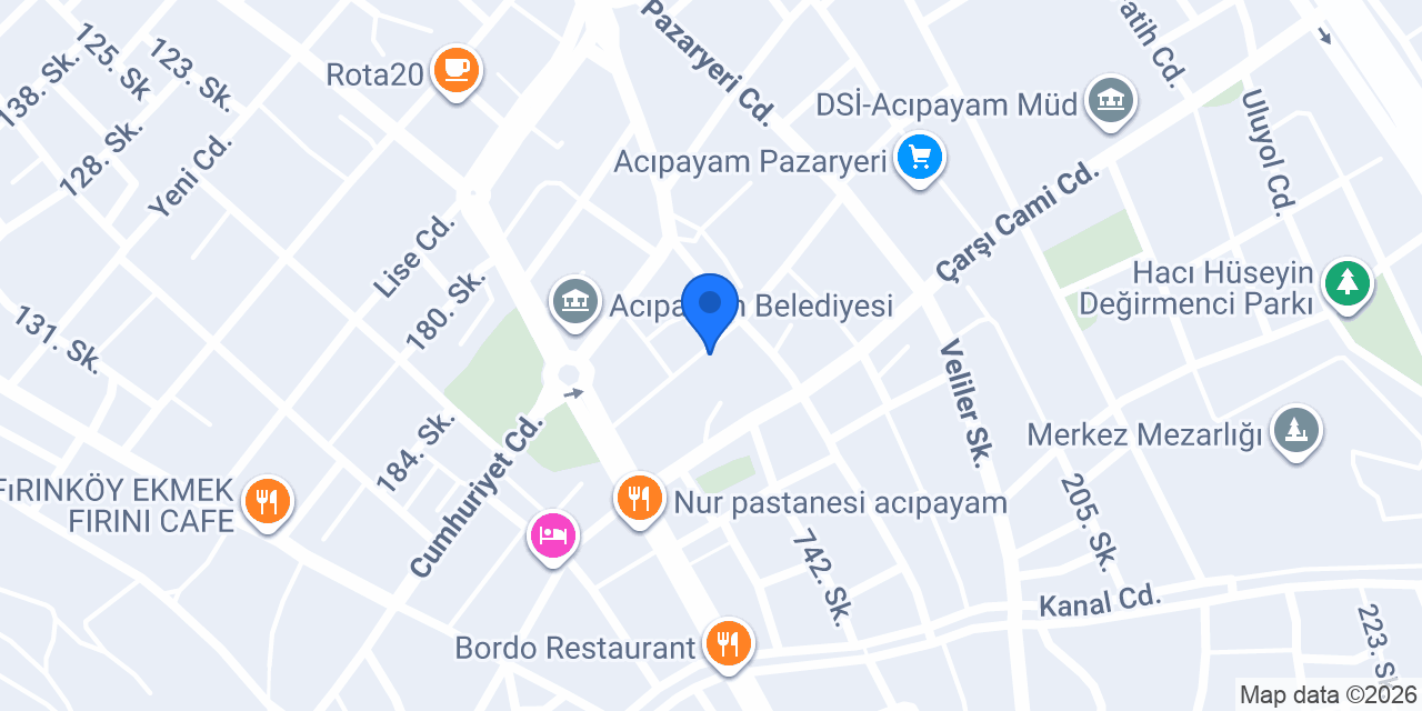 ÜNLÜ Bayan kuaförü konumu