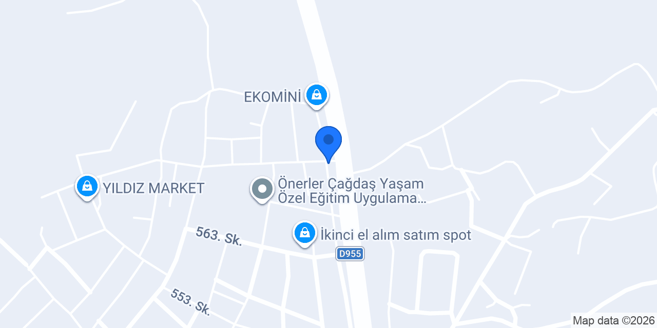 Acar Tekstil konumu