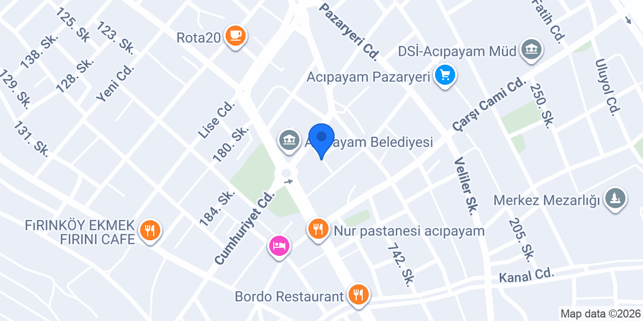 Has Döner acıpayam konumu