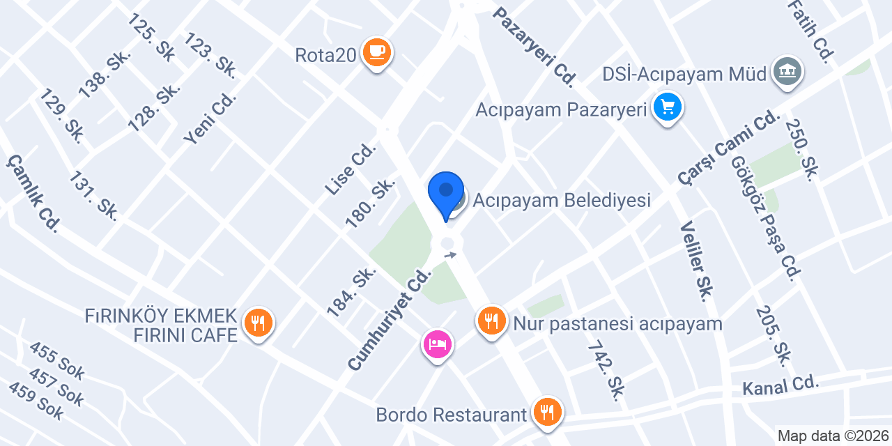 Kamelya Pastanesi 1982 konumu