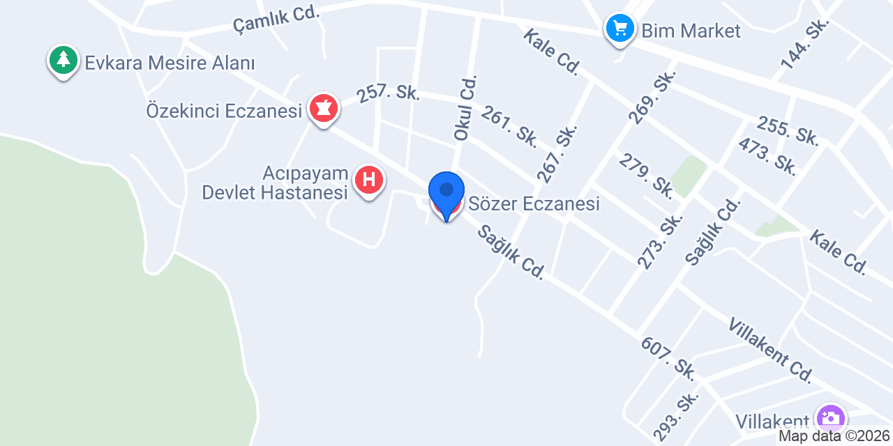 Sözer Eczanesi konumu