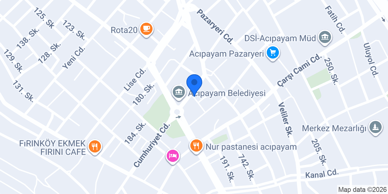 ACIPAYAM OPTİK konumu