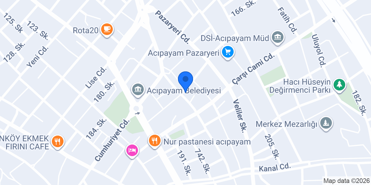 Yuvam Ev Yemekleri konumu