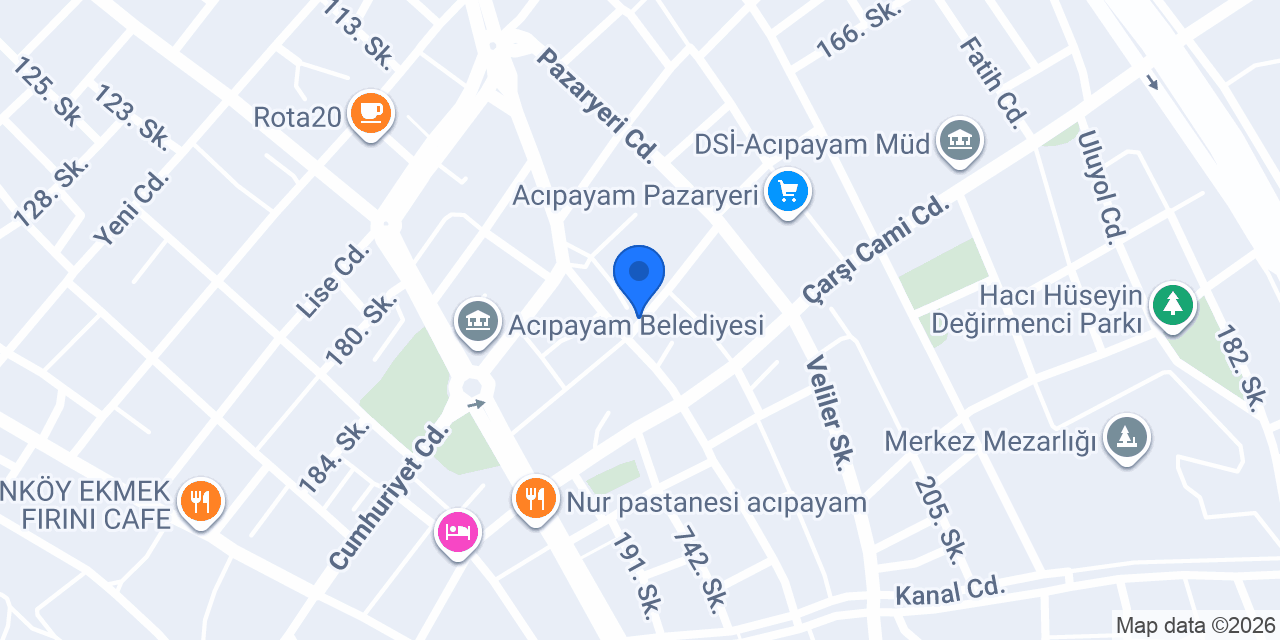 Acıpayam Berk Flower Design konumu