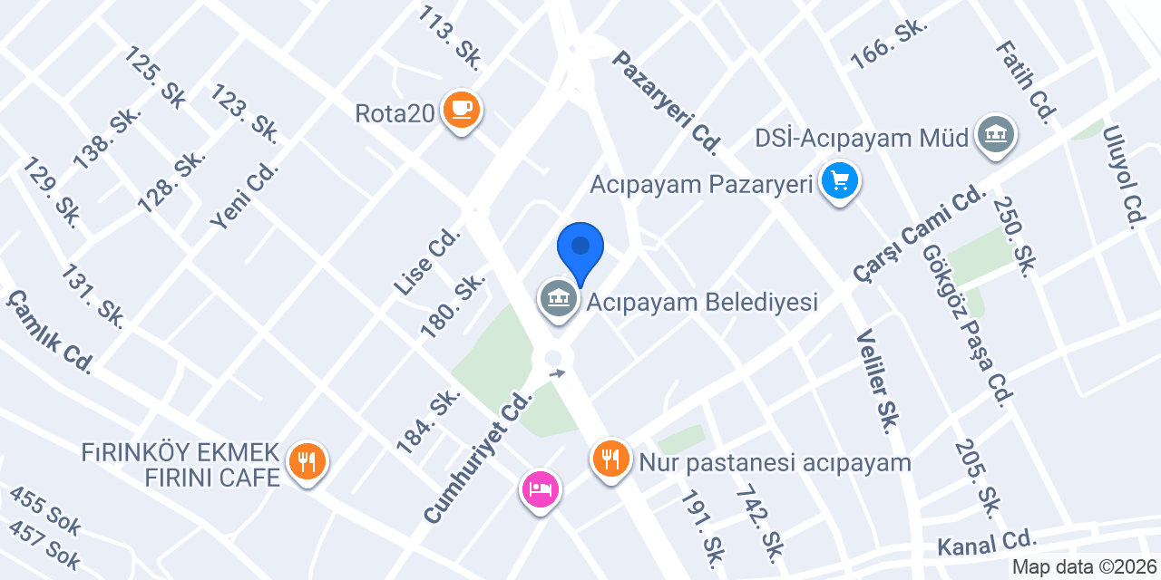 Acıpayam Çikolata Aşkı konumu