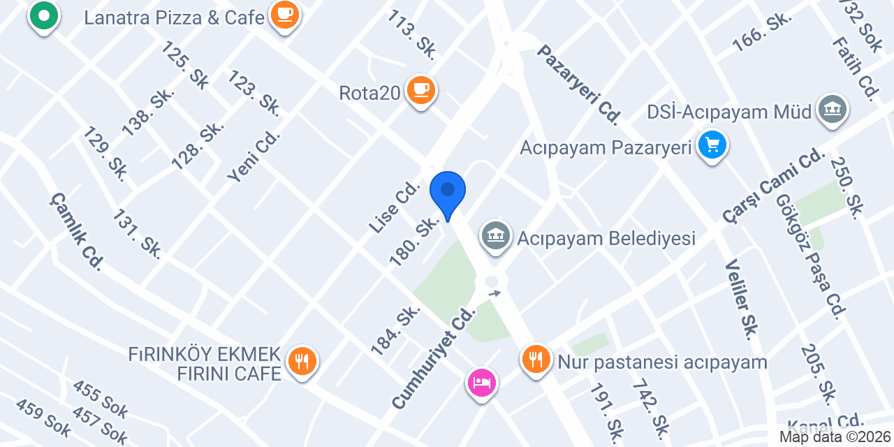 Alpoğuz Optik konumu