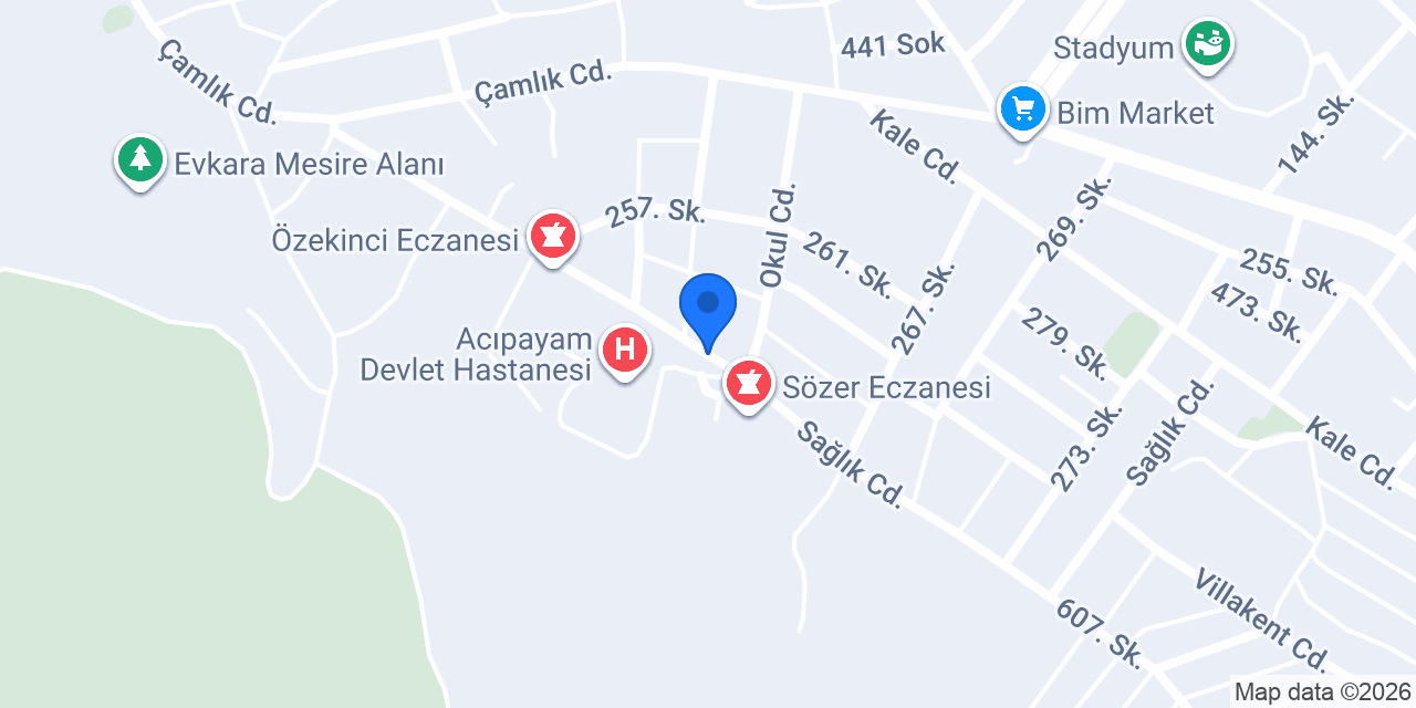 Çamlık Berberi konumu