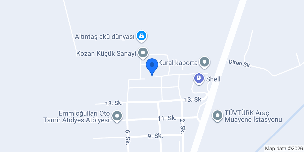 KADILAR RÖMORK konumu
