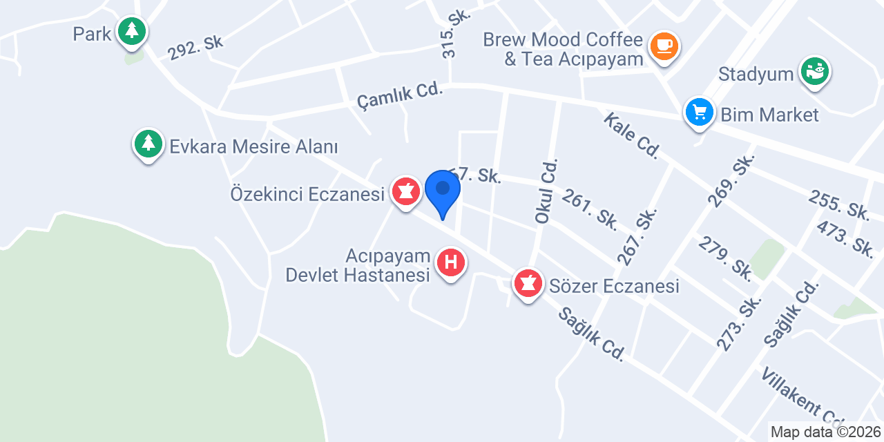 Özcan Eczanesi konumu