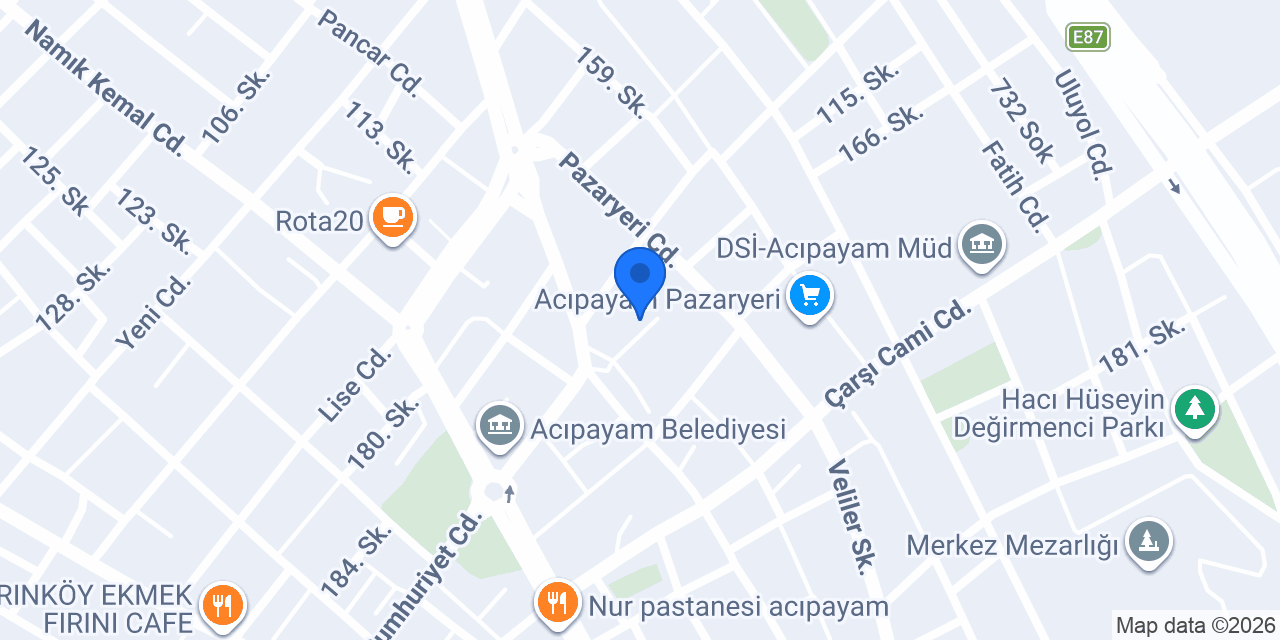 Acıpayam Koop. konumu