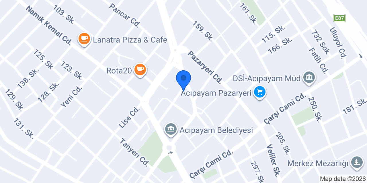 Atay Terzi konumu
