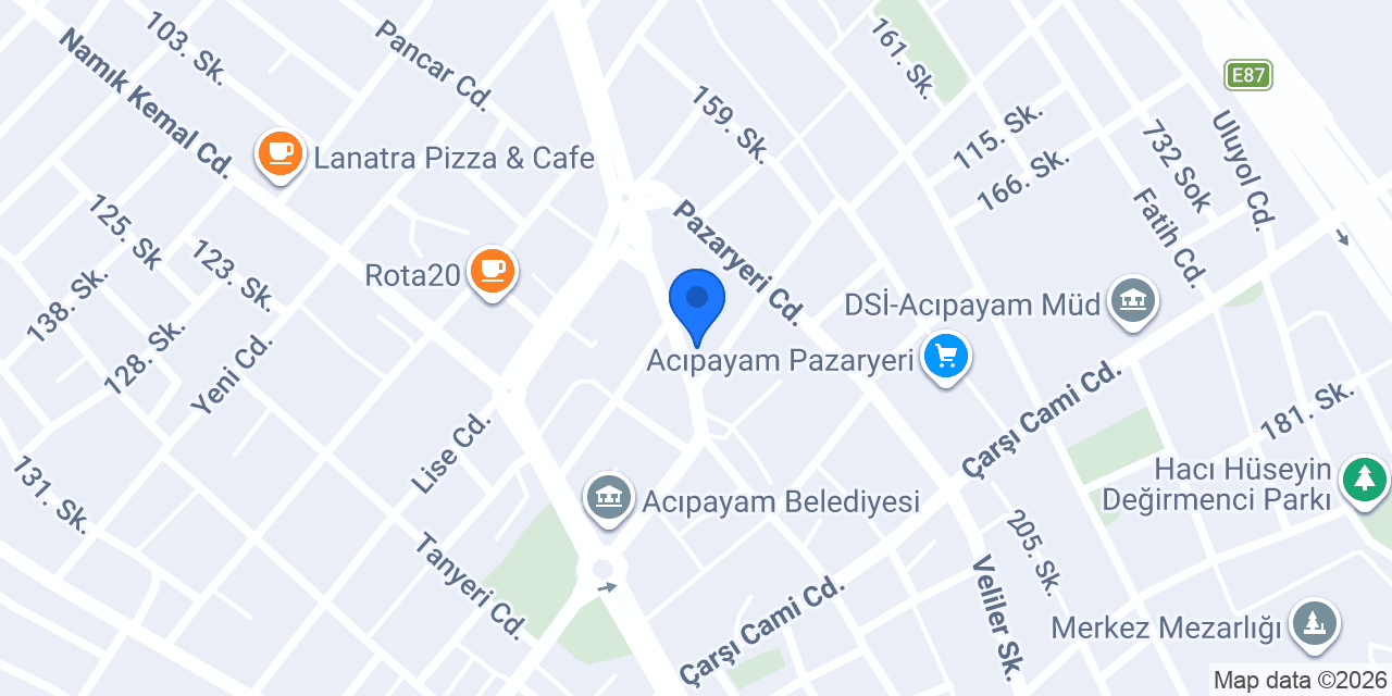 Acıpayam Halı Yıkama konumu