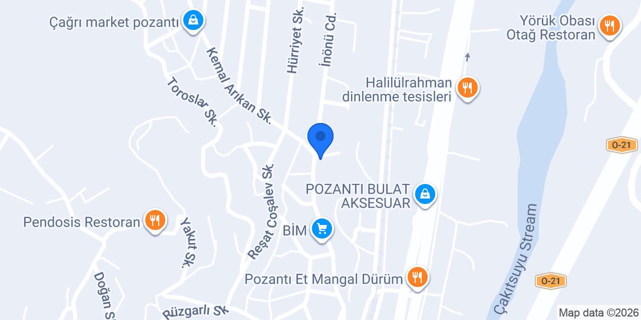 Özkul Ticaret konumu