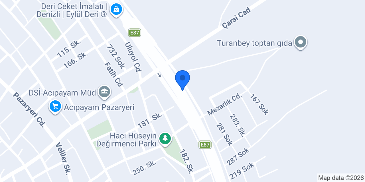 Gürşah Halı Mobilya konumu