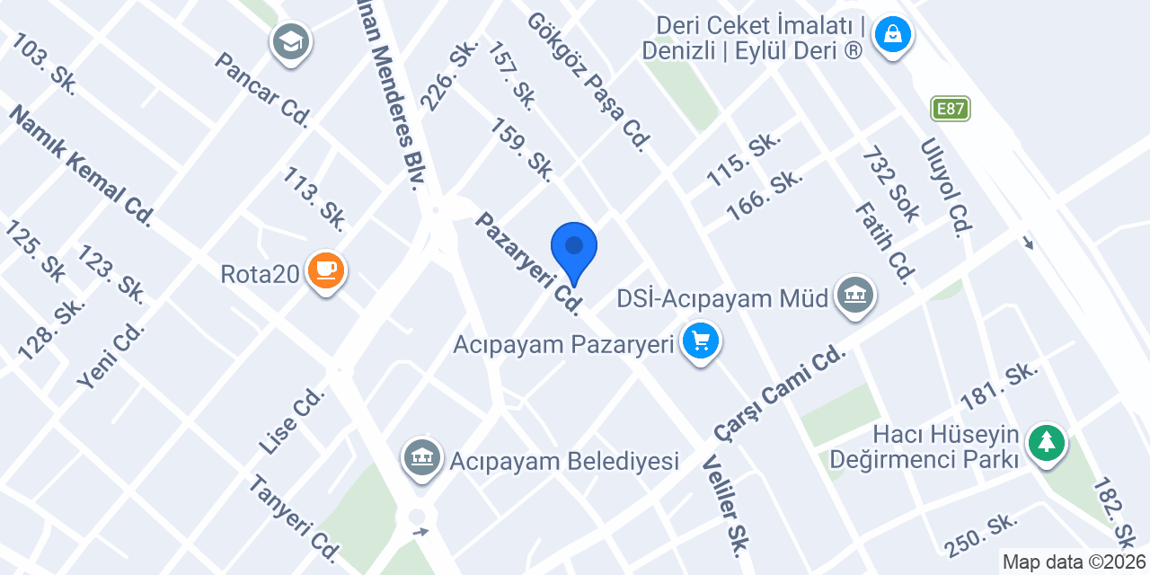 Tekin Mobilya konumu