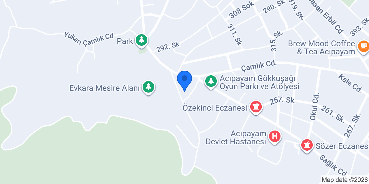 Acıpayam TOBB Anaokulu konumu