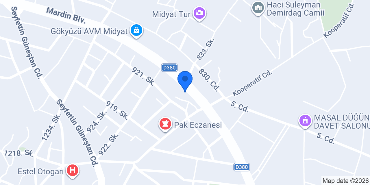 Alkan Motor konumu