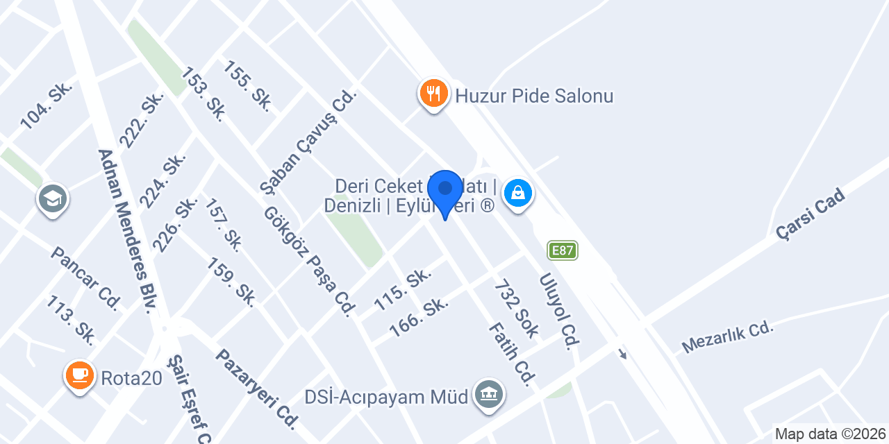 Mek Tasarım konumu