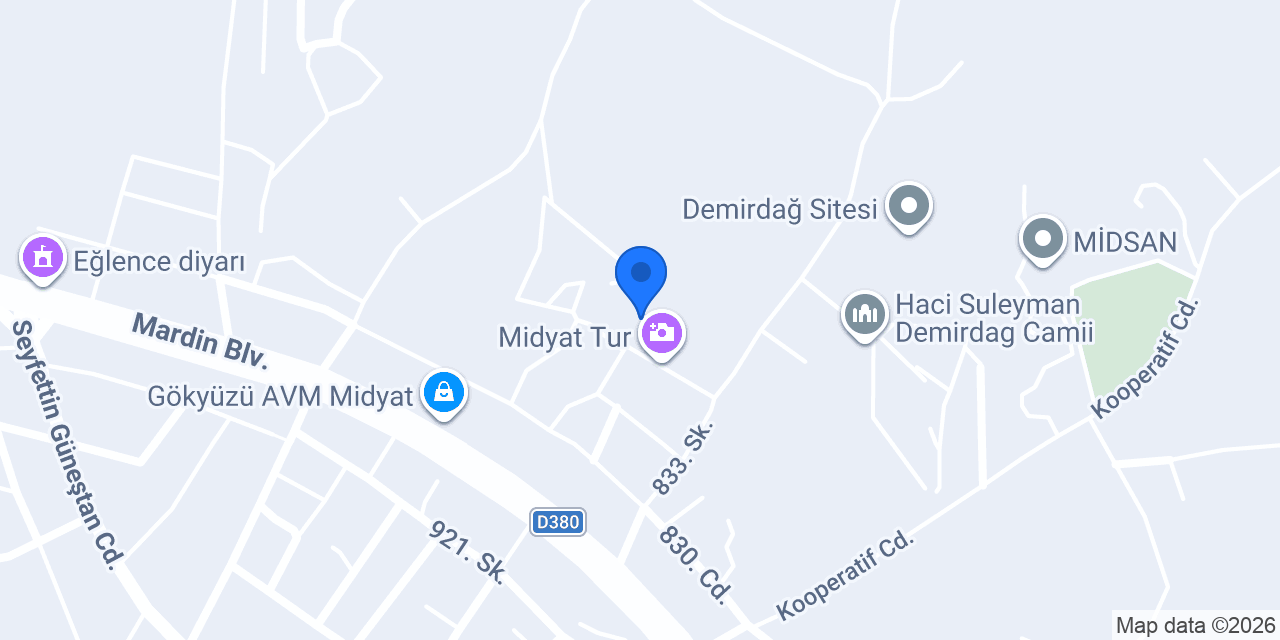 Midyat GÜNDEM Com konumu