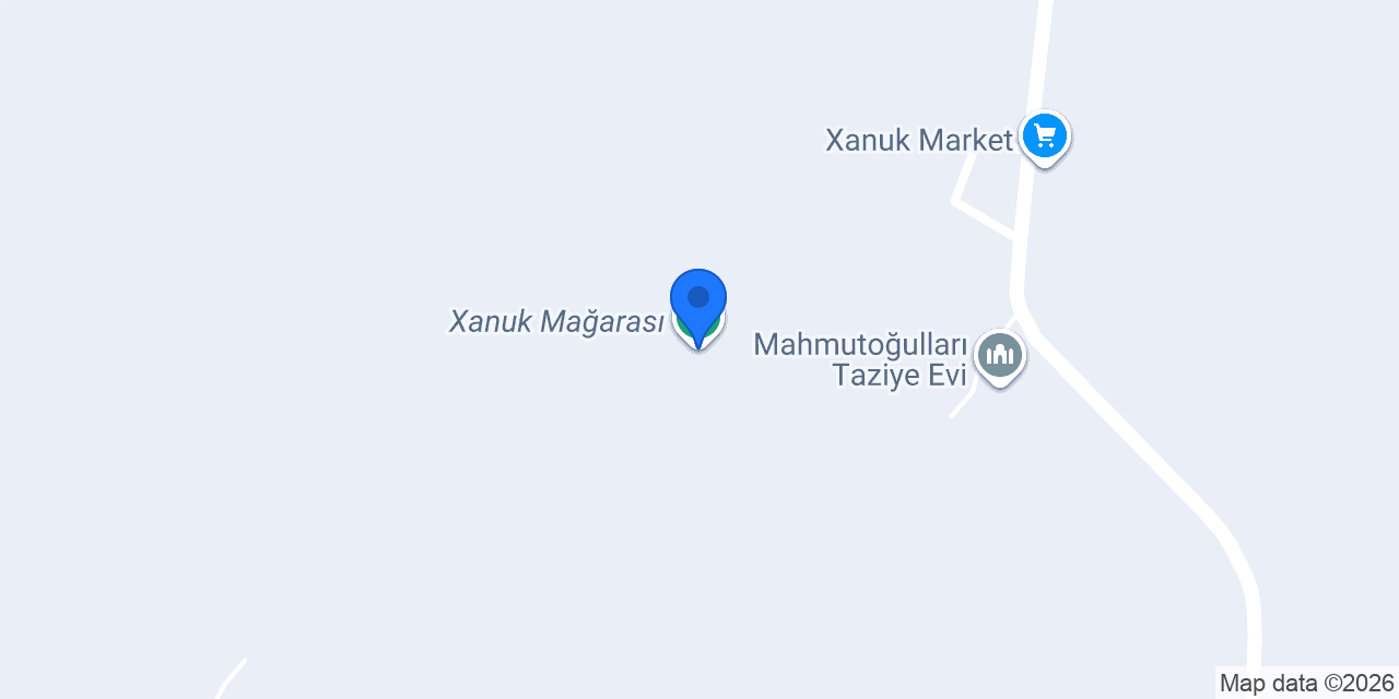 Xanuk Mağarası konumu