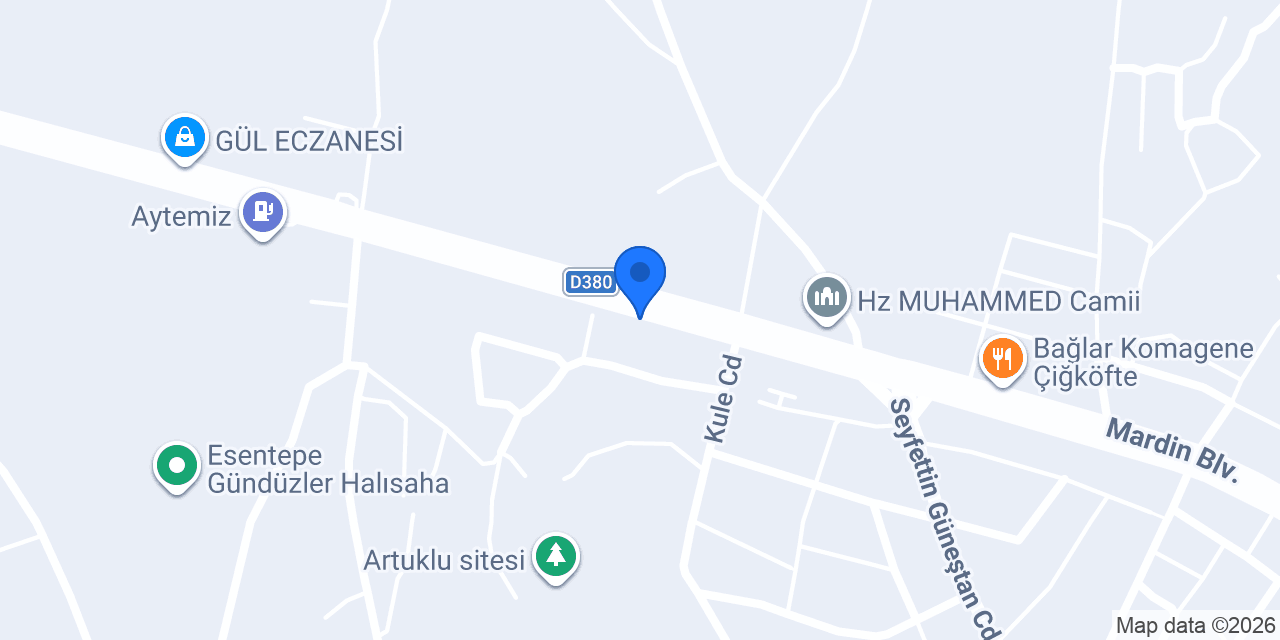 Midyat Araz Elektrik konumu