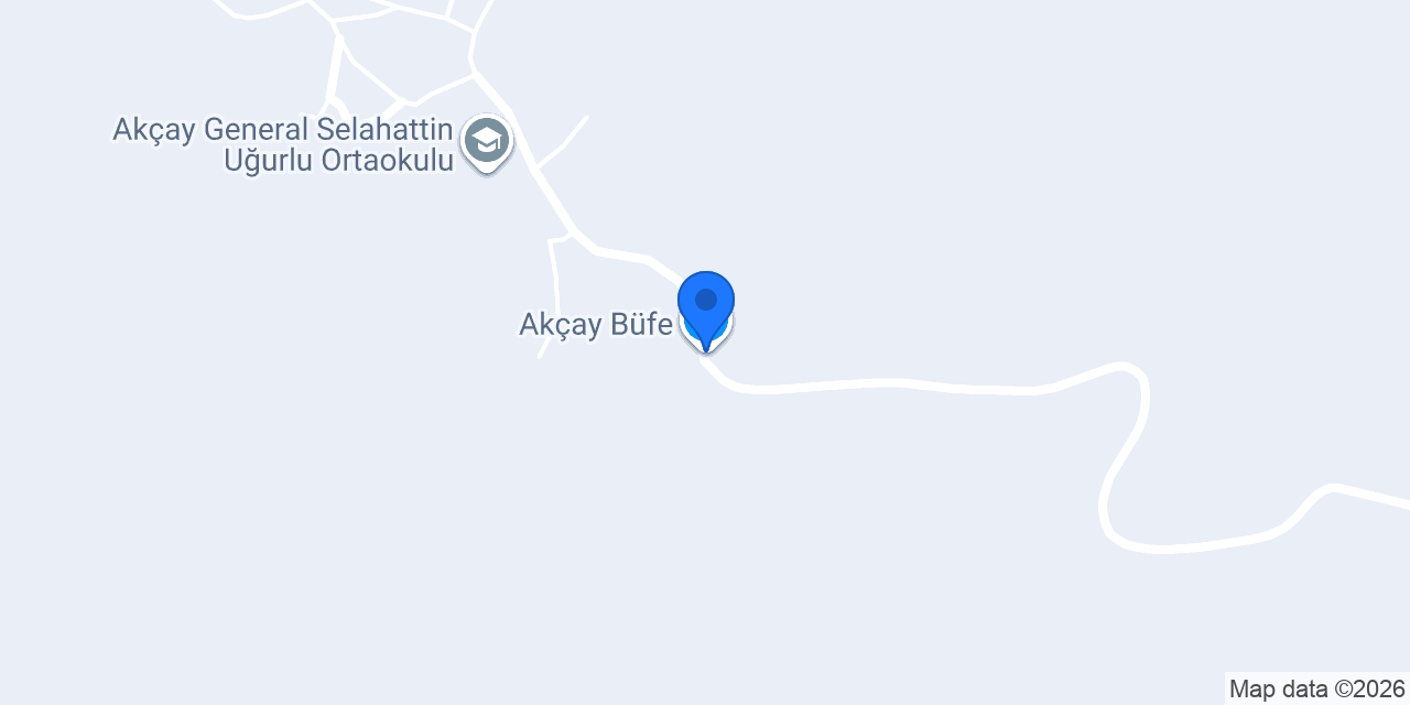 Akçay Büfe konumu