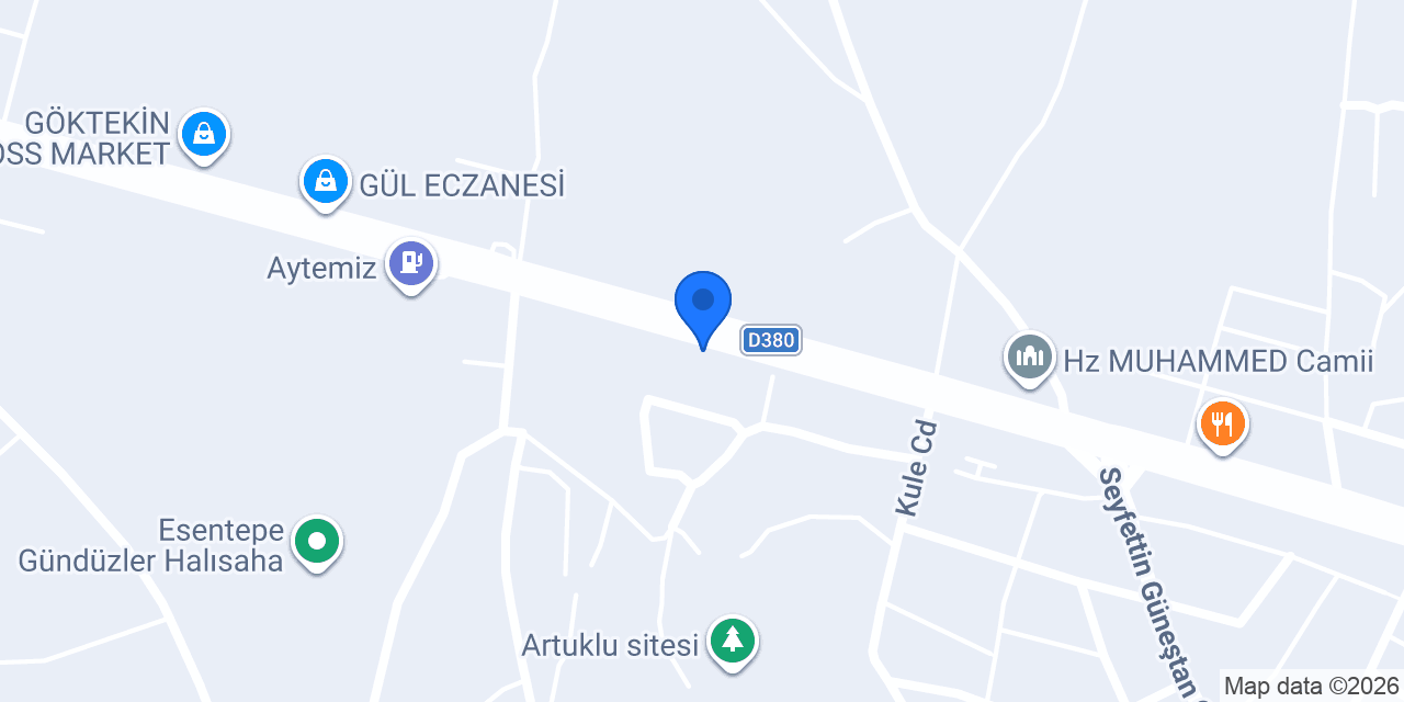 HAMDİNOĞLU OTOMOTİV konumu