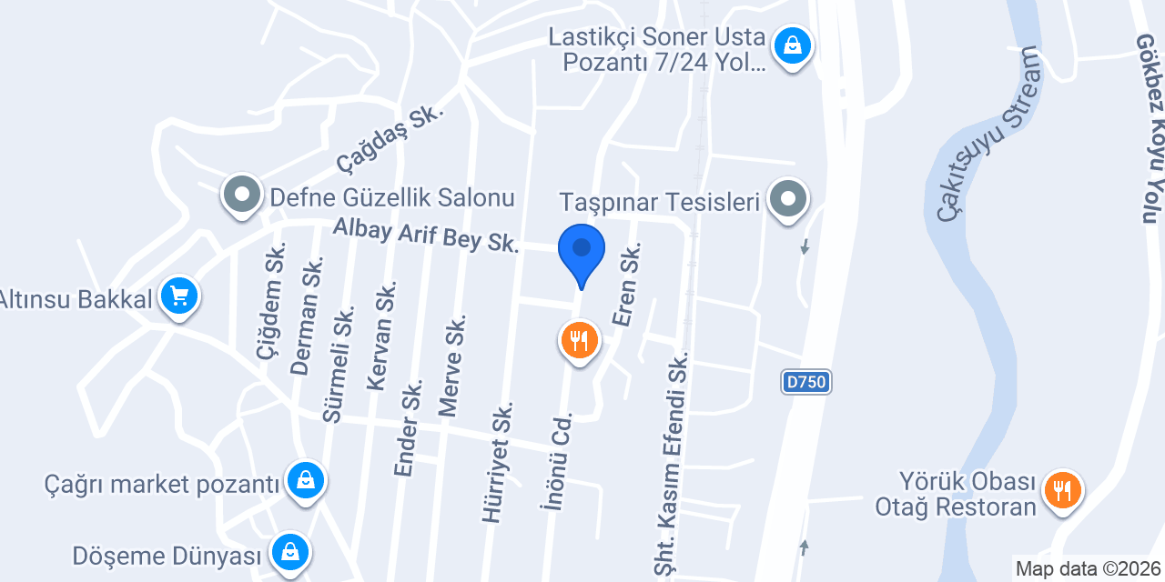 Arif Döşlü Eczanesi konumu
