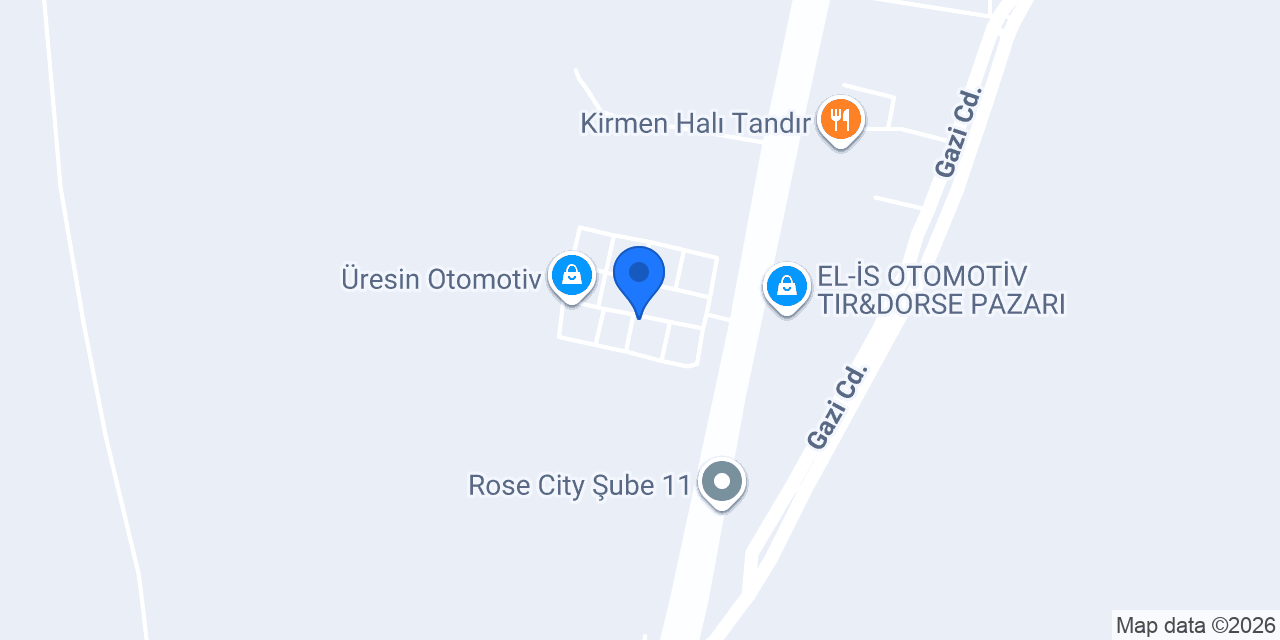 Civan Otomotiv konumu