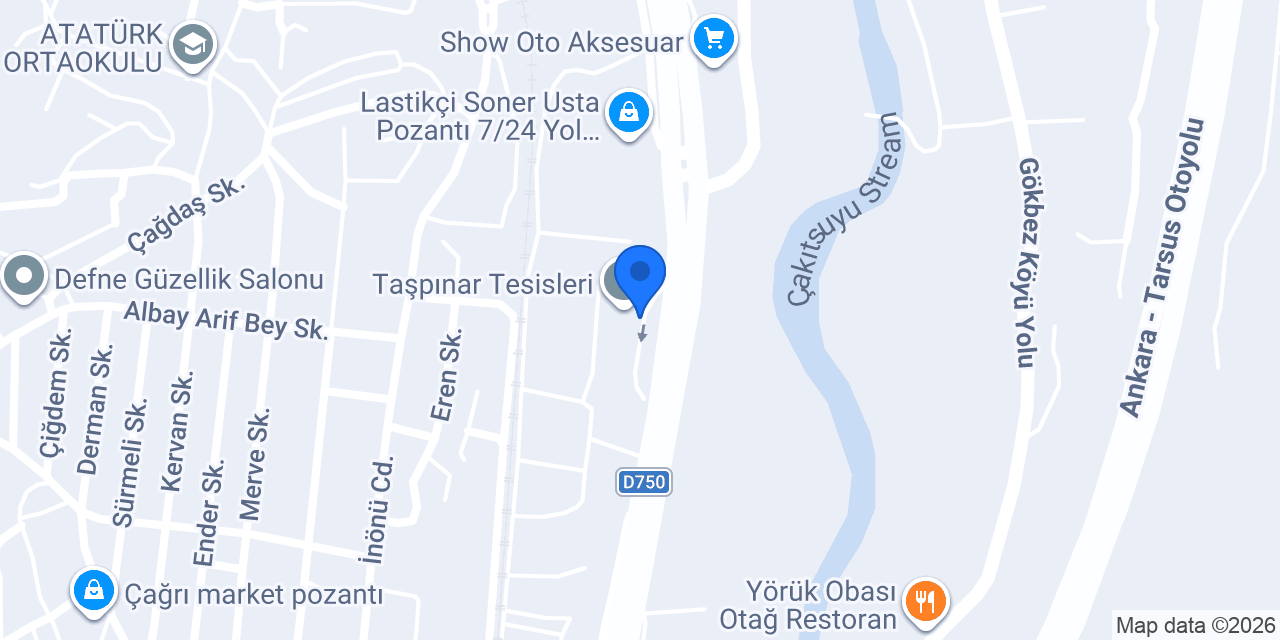 Taşpınar Butik Otel konumu