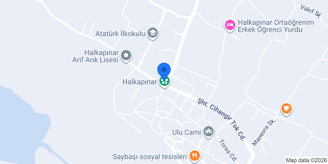 Halkapınar Kasabı konumu