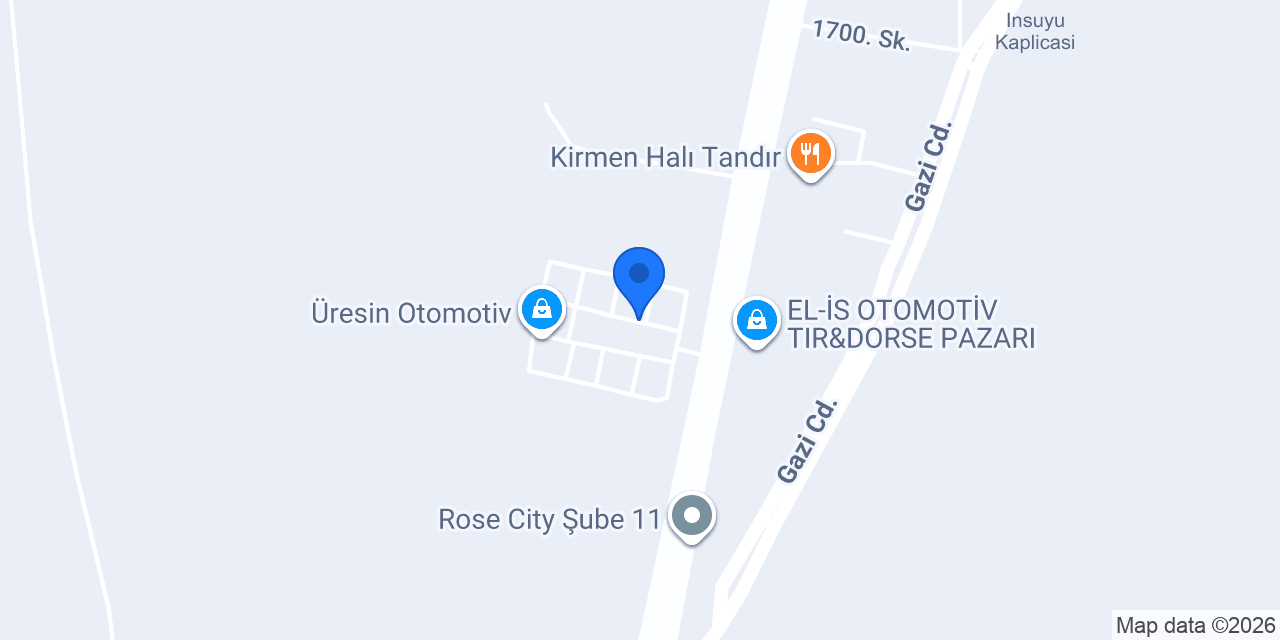 Öz Otomotiv konumu