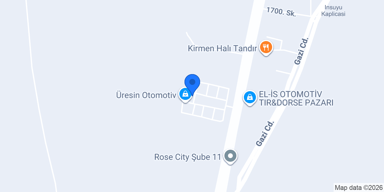 Çelik Otomotiv konumu