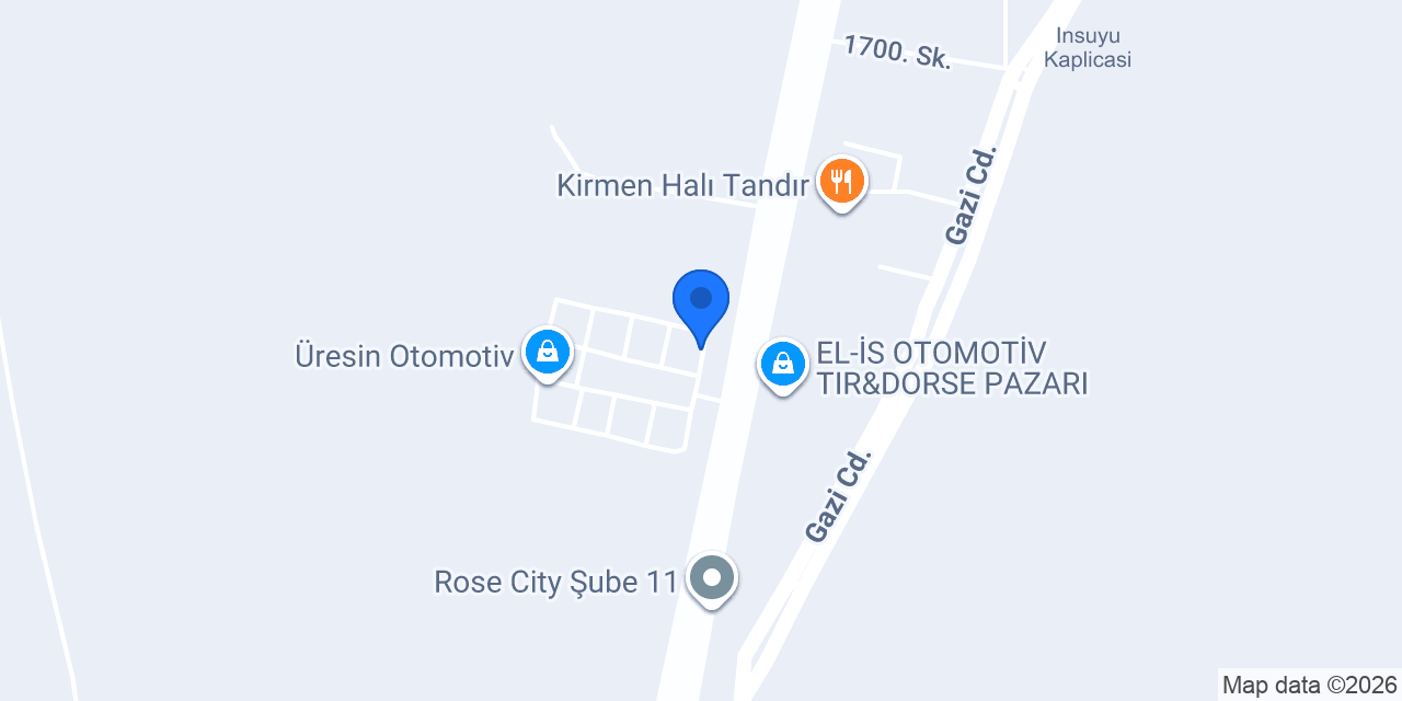 Karaca Nakliyat konumu