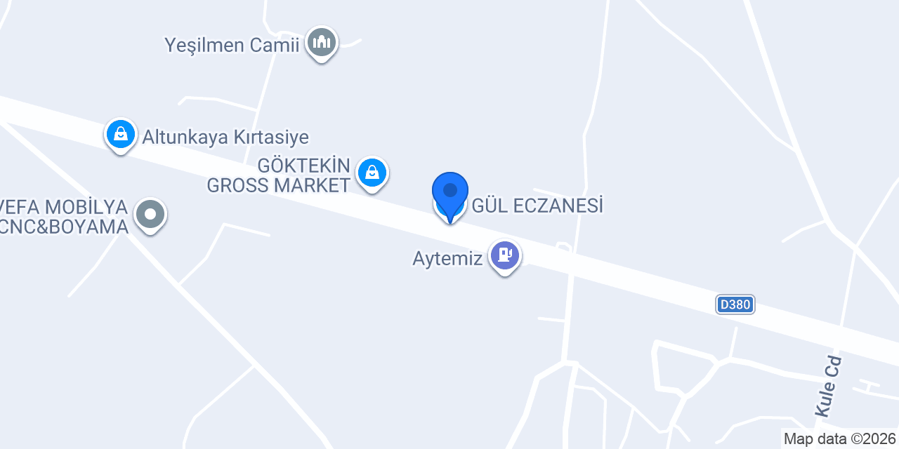 GÜL ECZANESİ konumu