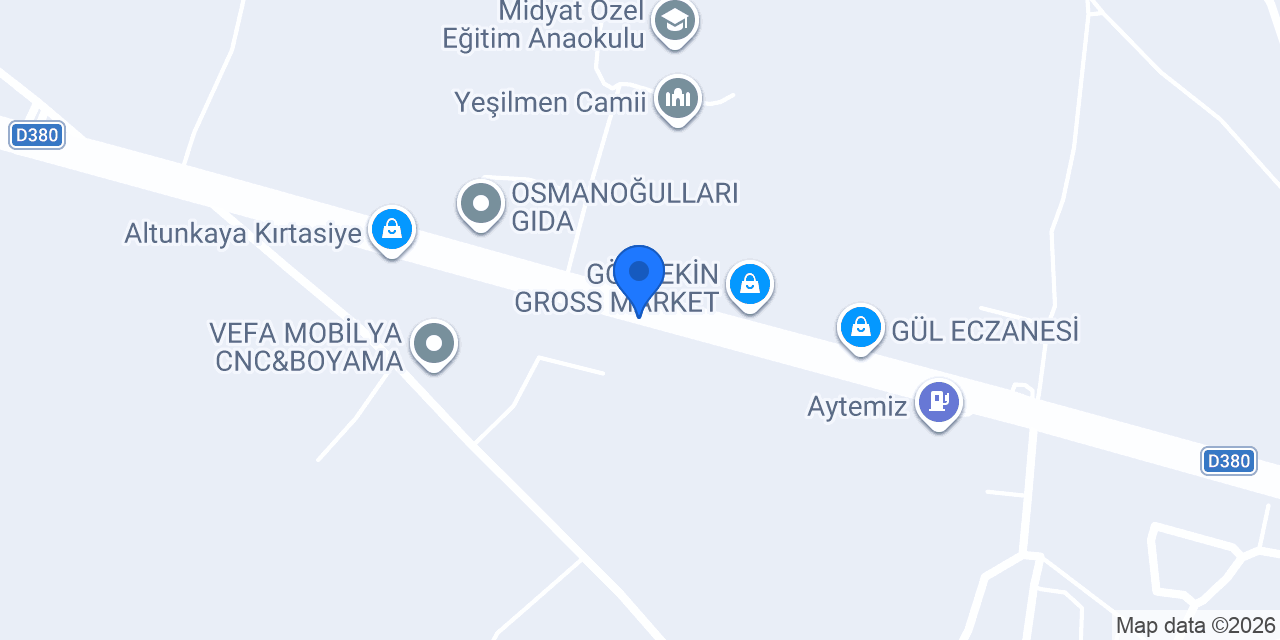 TALATOĞULLARI MOBİLYA konumu