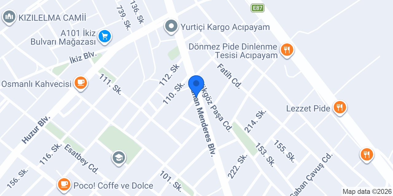 Onur Mobilya konumu