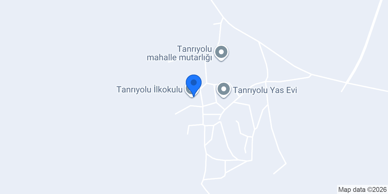 Tanrıyolu İlkokulu konumu