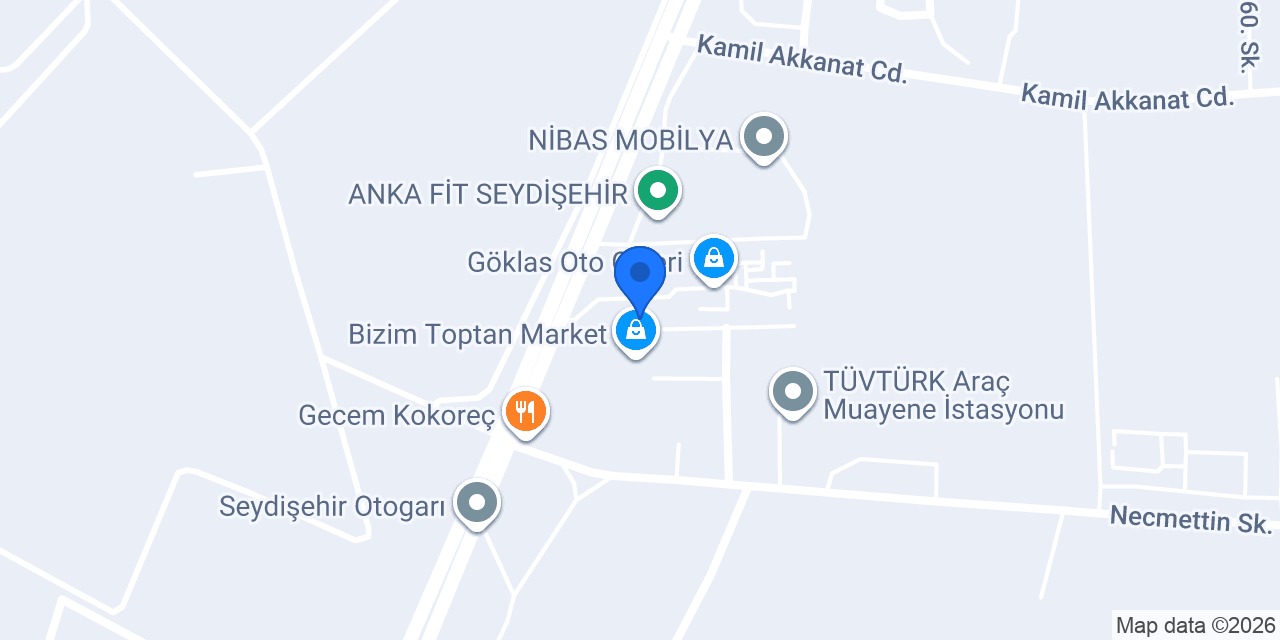 Umar Otomotiv konumu