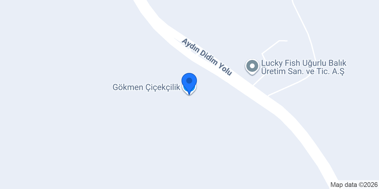 Gökmen Çiçekçilik konumu