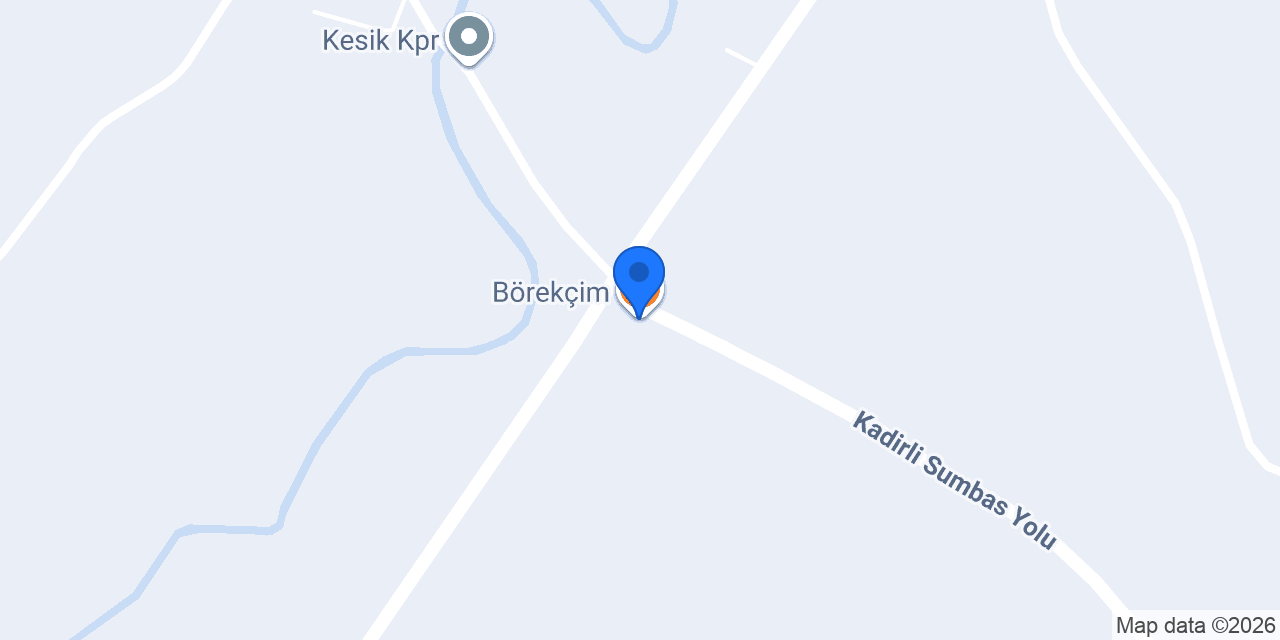 Börekçim konumu